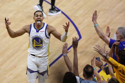 Watch: Jordan Poole hits another deep buzzer-beater in third quarter of Game 5 vs. Celtics