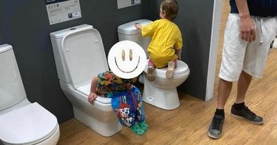 Mortified dad left to clean 'very big poo' in B&Q after 4-year-old son uses display toilet
