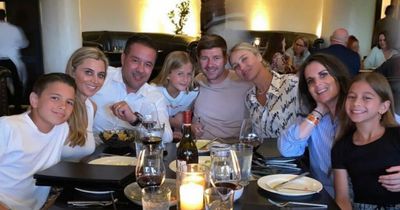 Steven Gerrard swaps UK for LA again as he enjoys family holiday