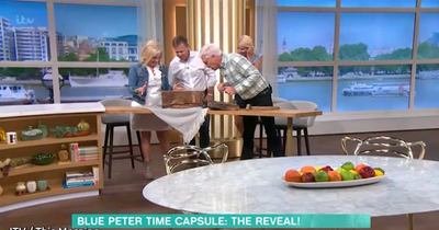 This Morning's Holly and Phil gobsmacked as Blue Peter time capsule from 1981 unearthed