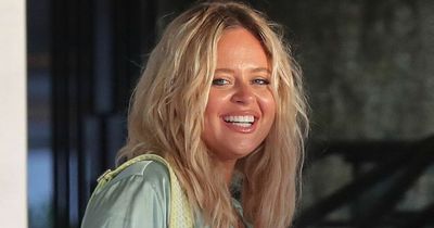 Emily Atack shows off legs in white mini skirt as she continues lavish Ibiza holiday