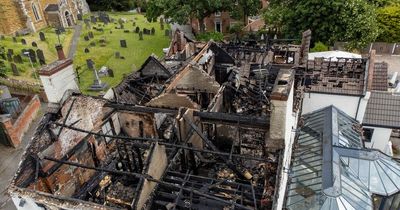 Aerial image shows devastation caused to Stuart Broad's Tap and Run pub