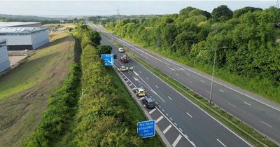 Three killed after stolen van drives wrong way down M606 and smashes into taxi