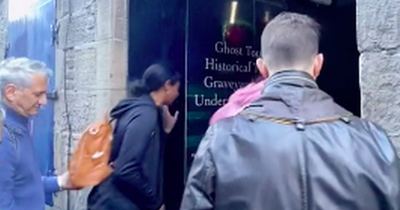 Edinburgh tourists capture spooky 'orb' on TikTok video during ghost tour