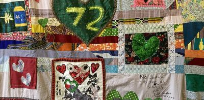 Grenfell Tower anniversary: how a quilt in the making is a symbol of the community's love and quest for justice