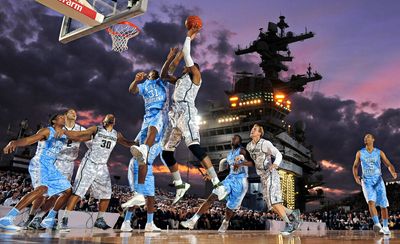 Gonzaga and Michigan State reportedly trying to revive basketball games on aircraft carriers
