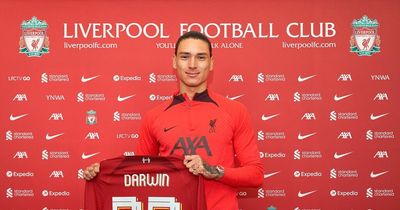 Darwin Nunez first words after completing £85m transfer to Liverpool