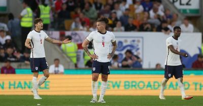 Dismal England thrashed at home to Hungary in Nations League as John Stones sent off