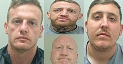Four jailed after £830,000 drugs haul and three firearms found in raids