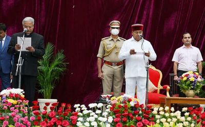 B.S. Patil sworn in as Karnataka Lokayukta