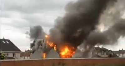 Abandoned west Dublin building 'extensively damaged' after massive blaze