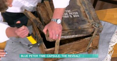 Blue Peter time capsule opening a let down for This Morning's Phil and Holly