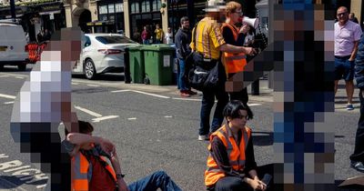 Just Stop Oil protesters dragged away after blocking busy road in Newcastle city centre