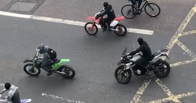 Masked Edinburgh motorcycle gang rampage through city and terrorise locals