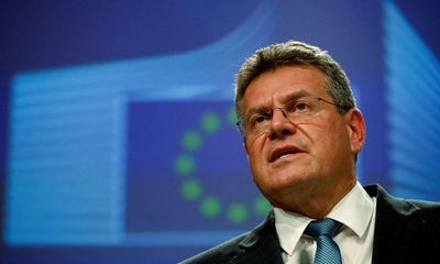 EU Brexit chief suggests MPs should stop Northern Ireland protocol bill