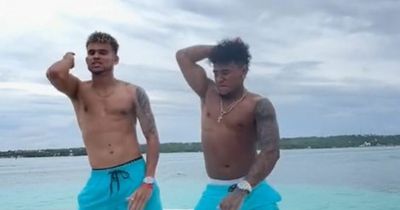 Luis Diaz shows off his moves as he dances on yacht in Colombia