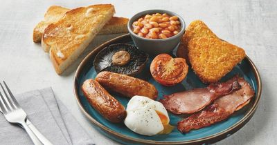 You can get a full English breakfast for half price at just £3.24 if you're quick