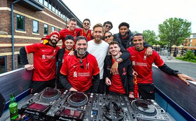 Calvin Harris details what had Andy Robertson ‘freaking out’ on Liverpool trophy parade