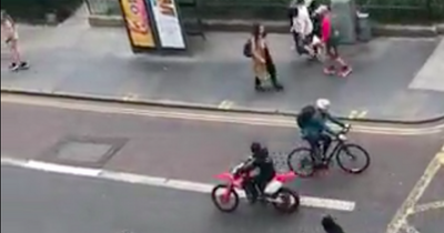 Masked motorcycle gang rampage through Edinburgh streets and terrorise locals