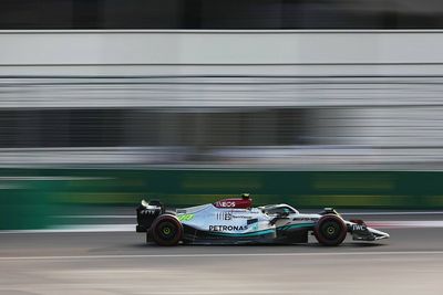 Mercedes explains porpoising and bouncing are different problems with F1 car