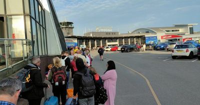 Leeds Bradford Airport 'mid week mayhem' with snaking car park queues and four hour delays