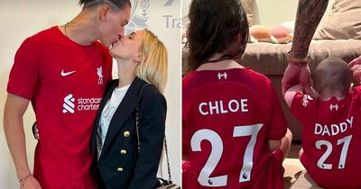 Darwin Nunez's kids sport new Liverpool signing's shirt in heartwarming snap