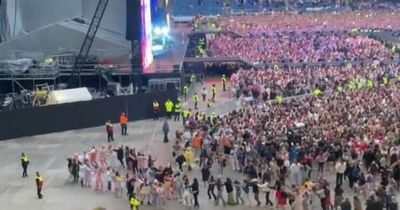 Harry Styles Glasgow gig's bizarre scenes as conga line starts during Ibrox gig