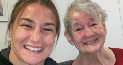 Katie Taylor jets home from America to celebrate her granny's 90th birthday