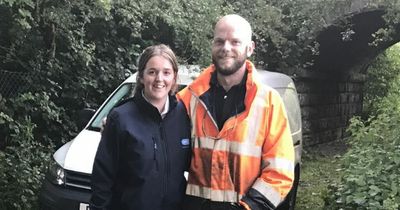 Rail workers make urgent phone call after hearing 'cries' underground