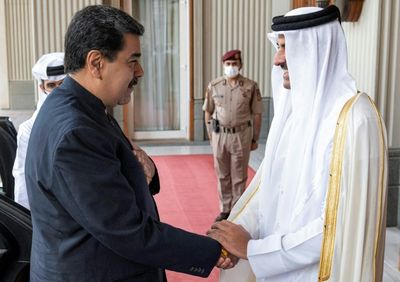 Venezuela president talks cooperation with Qatar emir