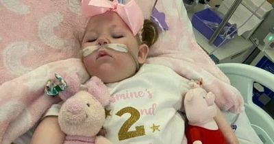 'I was given an angel': Heartbroken mum pays tribute after losing her two-year-old daughter