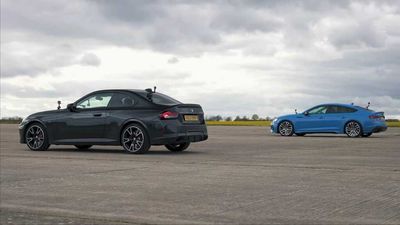 Audi RS5 Attempts To Fend Off Potent BMW M240i In Close Drag Races