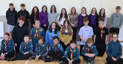 Lanarkshire MP presents scouts with badges for tackling plastic pollution