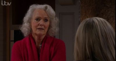 Emmerdale fans spot huge blunder as Rhona cruelly outs mum Mary as gay