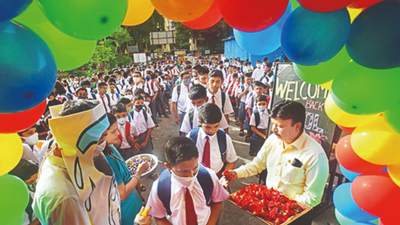Mumbai: As classrooms come alive, focus now on kids’ health
