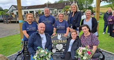 Memorial bench for grieving families who've lost children unveiled in Crocketford