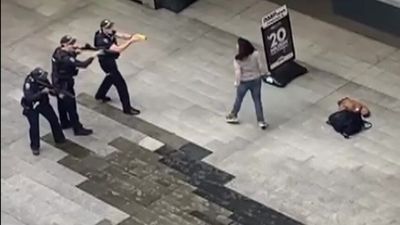 Police taser woman who allegedly carried a knife in Adelaide's Rundle Mall