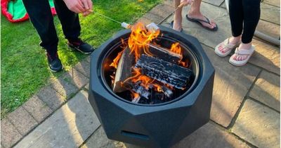 The 'deceptively spacious' Aldi barbecue that becomes a campfire at night