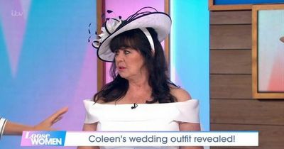 Loose Women's Coleen Nolan dazzles in wedding outfit as she shows it off live on air