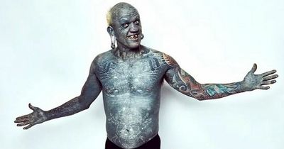 Most tattooed man on Earth unrecognisable in unearthed photo before whole body inked