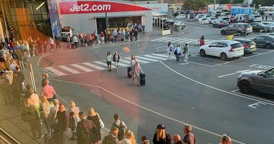 Fuming Leeds Bradford Airport passenger demands change as hundreds left queuing round car park