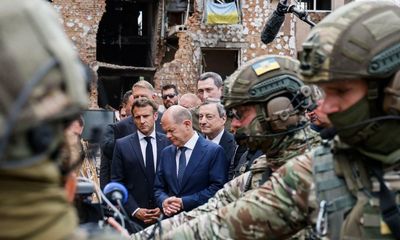 Scholz, Macron and Draghi vow support for Ukraine’s EU bid on Kyiv visit