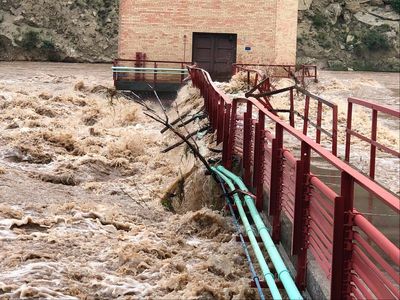 Montana city ‘out of water’ after treatment plant swamped by Yellowstone floods