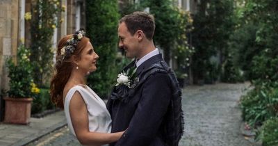 Hero nurse gets hitched in Edinburgh after winning dream wedding contest