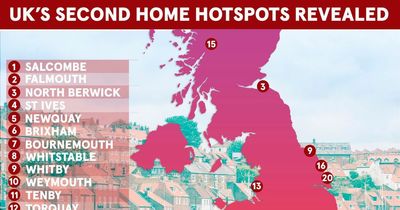 Map shows UK 'ghost towns' where wealthy owners have snapped up most second homes