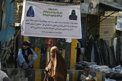 Women not wearing hijab 'trying to look like animals', say Taliban posters