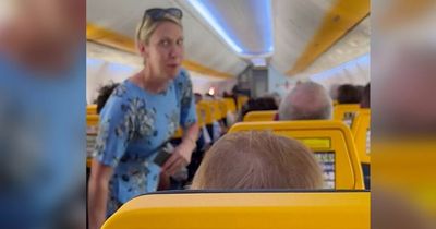 Ryanair steward launches into bizarre rant on Manchester Airport flight