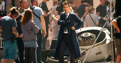 David Tennant spotted filming Doctor Who 60th anniversary special in Bristol