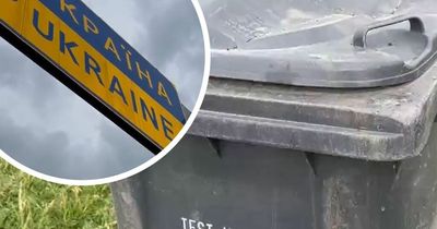 Mystery as wheelie bin from Hampshire turns up in war-torn Ukraine