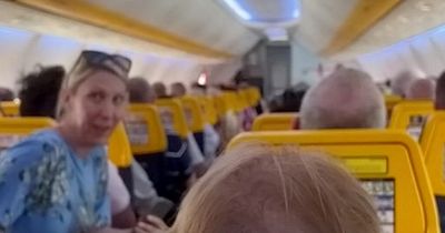 'Really stressed out' Ryanair steward filmed ranting about company over plane tannoy